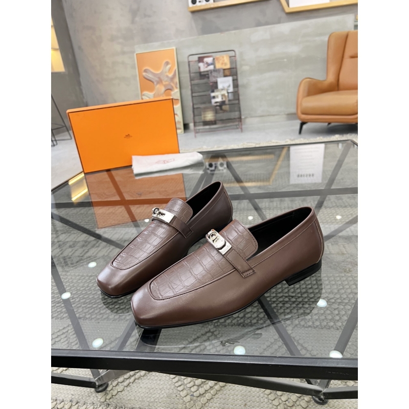 H**mes leather shoes